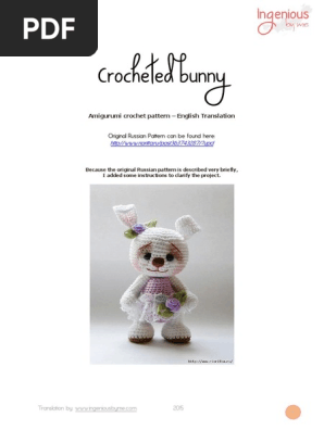 Crocheted Bunny