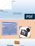 Floyed Warshall-Algorithm Data Structure & Algorithm Nawsher Ali 1864114' Abrar Khan 1864106 Ashfaq Ahmad 1864108