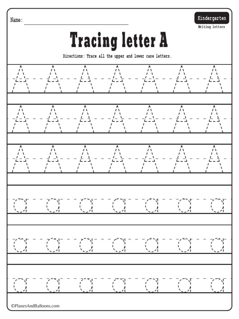 alphabet tracing worksheets a z pdf letter case notation