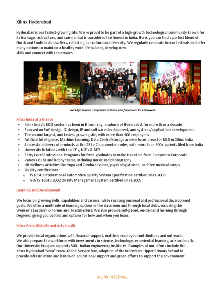 About Xilinx PDF Employee Benefits