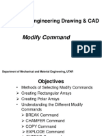 Modify Commands Guide for Engineering Drawings