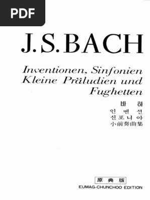 Bach Inventions and Sinfonias Henle Urtext PDF | PDF