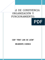 Normas de Organización y Funcionamiento Del Centro