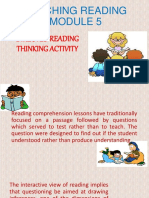 Teaching Reading: Directed Reading Thinking Activity
