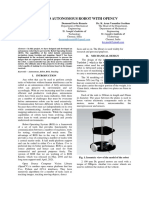 Ros Based Autonomous Robot With Opencv: Danish Faraaz S Desmond Savio Rozario Dr. K. Arun Vasantha Geethan