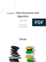 CS250 - Data Structures and Algorithm: BESE-2A/B Aasma Zahid