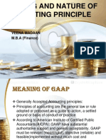 Meaning and Nature of Accounting Principle: Veena Madaan M.B.A (Finance)