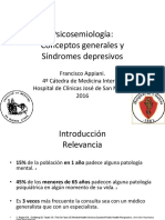 Psicosemiología: Conceptos generales y Síndromes depresivos