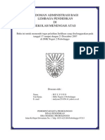 Download Pedoman Administrasi Bagi Lembaga Pendidikan Di Sekolah Menengah Atas by Yati Kurniawati SN41347083 doc pdf
