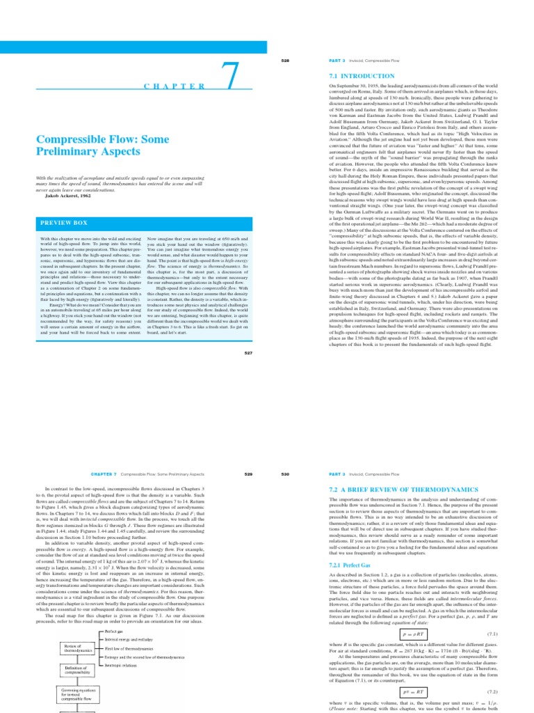Understanding Compressible Flow Dynamics | PDF | Aerodynamics | Gases