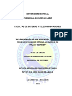 Implementación de Una Aplicación Móvil para Pedidos de Comidas Rápidas A Domicilio en Italian Gourmet