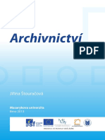 Úvod Do Archivnictví - Štouračová (2013)