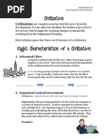 Eight Characteristics of A Civilization - Teacher Copy-0