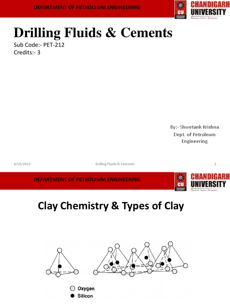Drilling Fluids and Clay Chemistry Guide | PDF | Clay Minerals ...