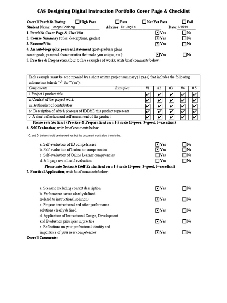 Ddi Cas Cover Page Checklist 2019 | PDF | Education Theory | Pedagogy