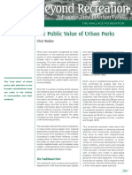 Public Value of Urban Parks PDF