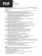 Robert McGowan Resume