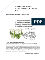 Diccionario Plantas Medicinales Ronal Vargas Araya