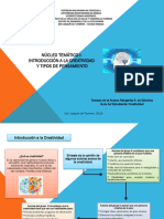 Introducción A La Creatividad y Tipos de Pensamientos PDF