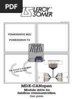 MDX CANopen - Leroy Somer - 2014