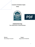 Пројектовање, Семинарски Рад,Ведран Васић,СП04-2018