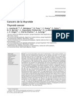 EMC - Endocrinologie Volume 2 Issue 1 2005 (Doi 10.1016 - J.emcend.2004.10.003) L. Leenhardt F. Ménégaux B. Franc C. Hoang S. Salem M.-O. - Cancers de La Thyroïde