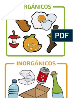 Basura Organica e Inorganica | PDF