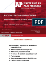 Semana 3. Metodologia y Las Tecnicas de Analisis Organizacional