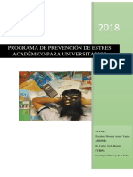 Programa de Prevención de Estrés Académico para Universitarios