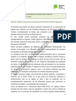 Proceso Formativo de Estudiantes de Educación Superior Documento de Apoyo 1/2017