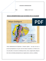 Rocas Sedimentarias AFLORAN ECUADOR