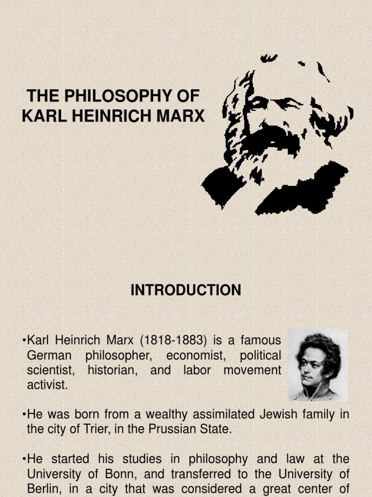 The Philosophy Of Karl Heinrich Marx Pdf Georg Wilhelm Friedrich