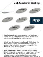 Features of Academic Writing PDF