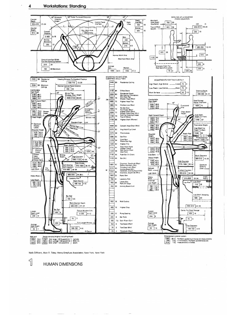 Ergonometrics Male and Female PDF | PDF