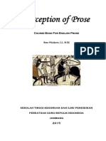 Perception of Prose: Course Book For English Prose