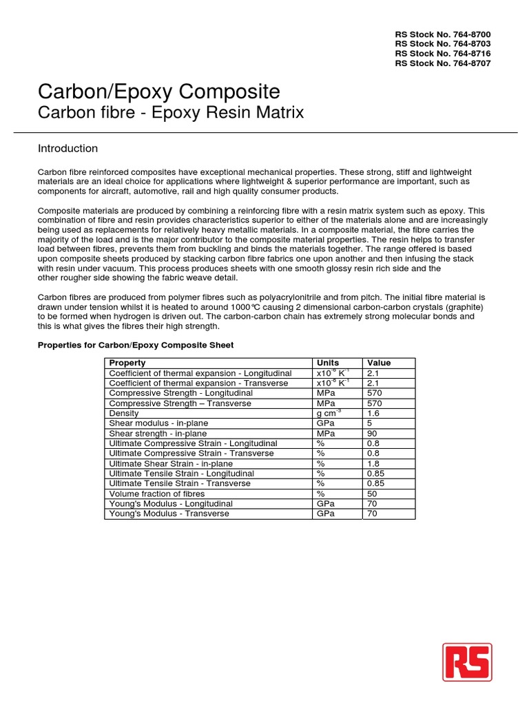 Carbon/Epoxy Composites Overview | PDF | Composite Material | Building ...