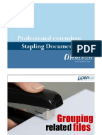 Professional Extension: Stapling Documents