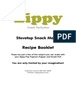 Recipe Booklet: Stovetop Snack Maker