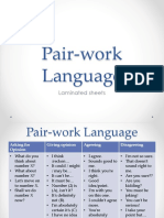 Pair Work Language