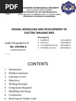 Design, Modelling and Development of Electric Walking Bike: Mr. Chetan K