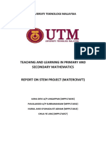 Teaching and Learning in Primary and Secondary Mathematics: Universiti Teknologi Malaysia