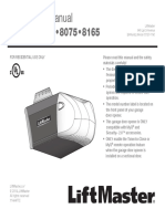 Liftmaster 8165 Garage Door Opener Manual 114A4772EN