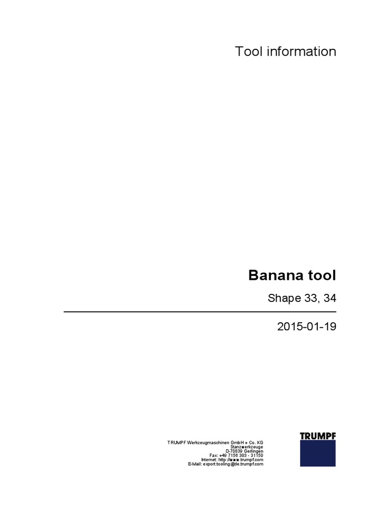 Banana Tool Specifications and Usage | PDF | Nature
