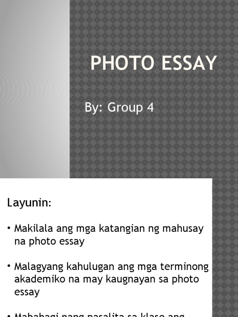 pictorial essay kahulugan ppt