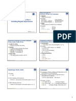 Formal Languages Part 1 Including Regular Expressions: Basic Concepts For Symbols, Strings, and Languages