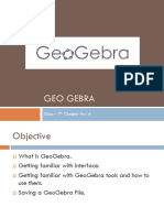 Geo Gebra: Class - 7 Chapter No-6