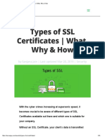 An Ultimate Guide To Types of SSL Certificates - What, Why & How