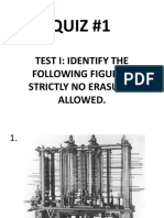 Quiz #1: Test I: Identify The Following Figures. Strictly No Erasures Allowed