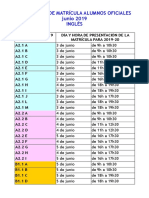 CALENDARIOMATRICULAALUMNOSOFICIALESjunio2019 PDF