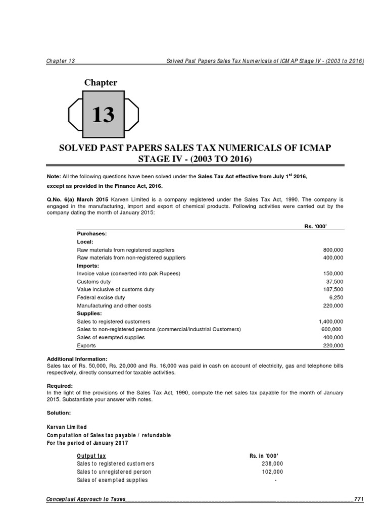 ICMA Sales Tax (1) 1 PDF Sales Taxes In The United States Taxes